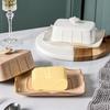 Exquisite Butter Tray Rectangular Cheese Fresh-keeping Box Baking Tools Butter Dish  Hotel