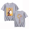 New Anime Rengoku Kyoujurou T Shirt Unisex Short Sleeve O Neck Summer Casual Pattern Printing T-shirt Top Tee