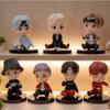 7pcs/Kit Bangtan Boys Groups Rm Jin Suga Jhope Jimin V Jungkook Figure Miniature Plaything Action Figure Star Idol Adorable Army Present Children