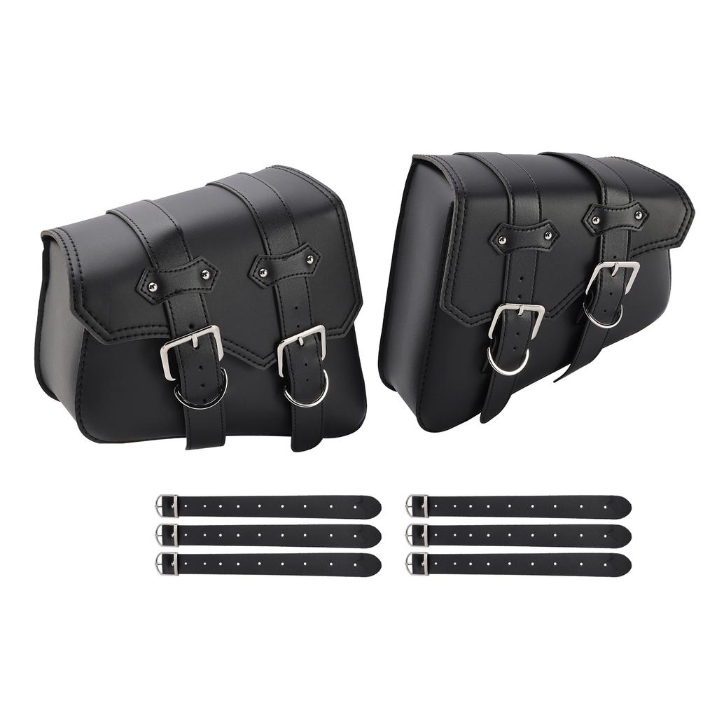 Tail Bag Side Saddlebag Tail Bag Luggage Pouch Storage Black 21L For Motorbike