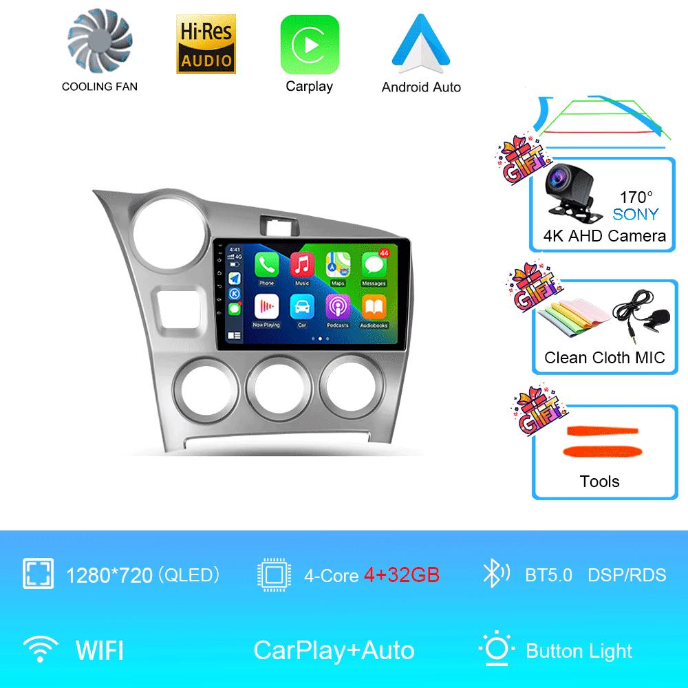 

Android 14 For Toyota Matrix 2 E140 2008 - 2014 Radio Stereo Wireless Carplay Multimedia Player GPS Navigation QLED Screen Touch CHINA
