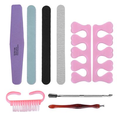 8Pcs Professional Nail Art Manicure Pedicure Tool Set Nail Sanding Sponge Files Buffer Polish