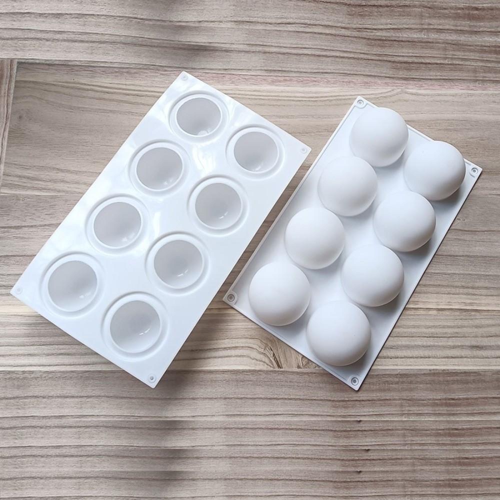 Food Grade Silicone Silicone Sphere Chocolate Mold Spherical-Shaped French Mousse Silicon Ball Cake Mould DIY