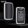 Tpu Car Remote Key Case Cover Shell Fob For Land Rover Range Rover Evoque Discovery Sport Velar For Jaguar Xe E-Pace Xf Keychain