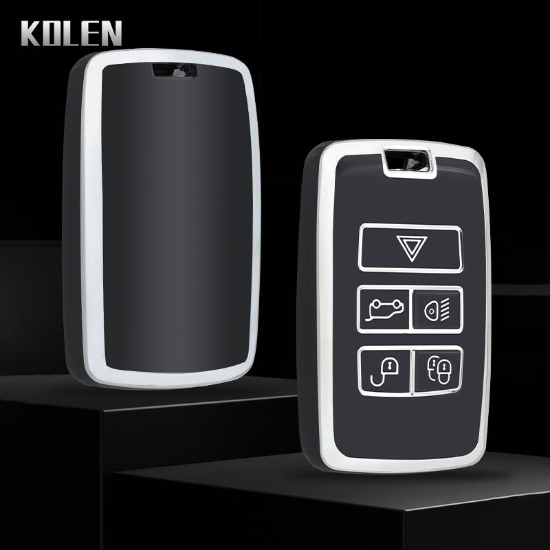 Tpu Car Remote Key Case Cover Shell Fob For Land Rover Range Rover Evoque Discovery Sport Velar For Jaguar Xe E-Pace Xf Keychain