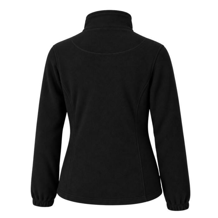 Veste polaire femme noire zippée chaude – XS à XXL - Noir