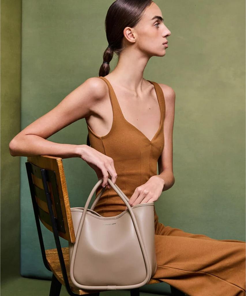 Charles & Keith Mini Layla Tubular Tote Bag 4 Colors Ck2-30782647