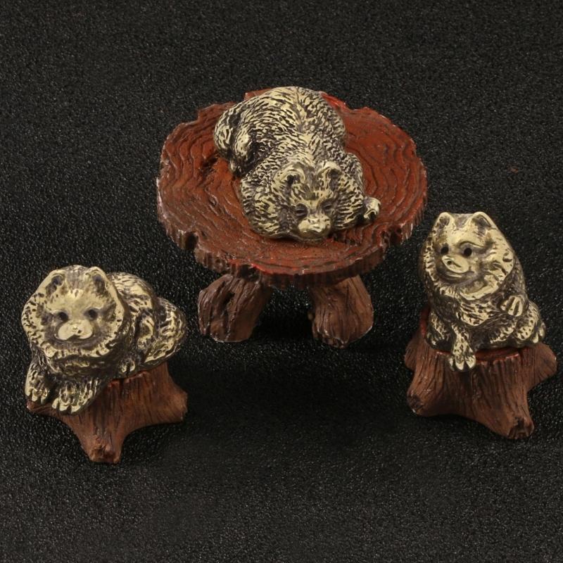 Statues d'Animaux en Métal Figurines Chien Rétro Statuettes Sculptures Centres de Table Décorations pour la Maison Objets de Collection