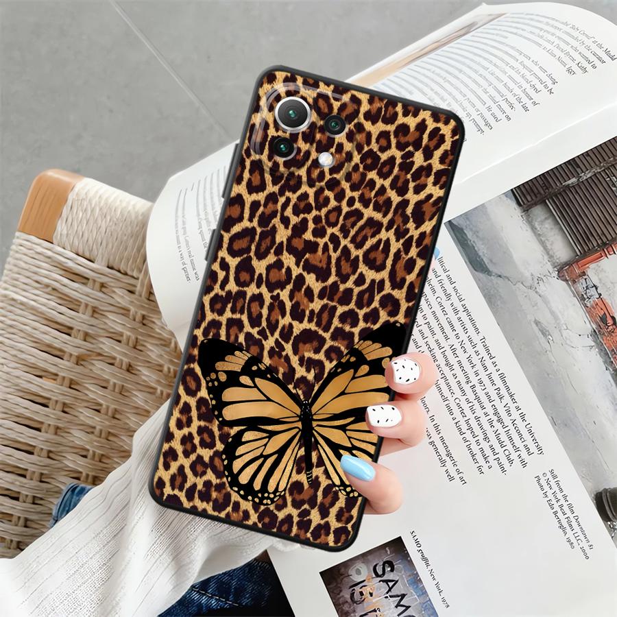 Fashion Leopard Pattern Funda Phone Cover Case for Xiaomi Mi 13 Lite 11 11T 12X 12 12T Pro 15 Pro 14 10T