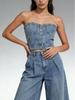 Women's Stylish Slim-Fit Waist-Cinching Sexy Denim Vest