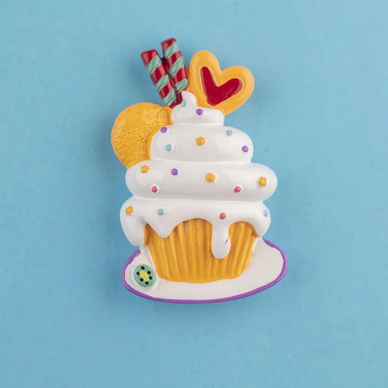 

Kawaii Cupcake Fridge Magnets Home Decor Creative Message Board Magnetic Stickers Children Toys Fridge Stickers