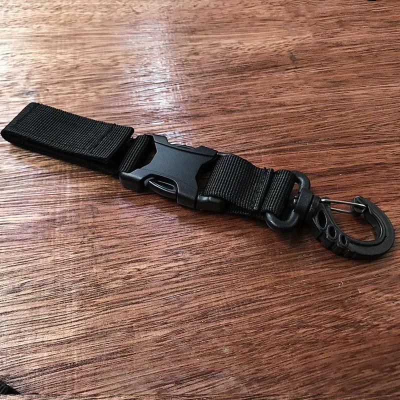 Techwear Tactical Quick Release Waist Belt Hook Buckle Outdoor Multifunction Backpack Hanger Hook Keychain Bag Accessories