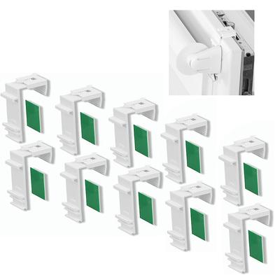 10 Pack Window Blind Brackets Pouching Free Central Support Brackets Nail Free Curtain Accessories Quick Fixing Durable