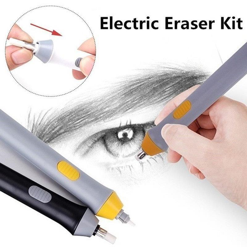 Electric Eraser Pencil Drawing Mechanical Cute Kneaded Erasers for Kids School Office Supplies