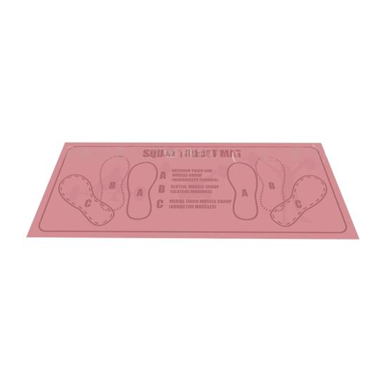 Squat Mat with Foot Position Guides Home Fitness Squat Training Mat 31.5 x 13.78 Inches Multifunctional Exercise Mat for Squats Lunges A