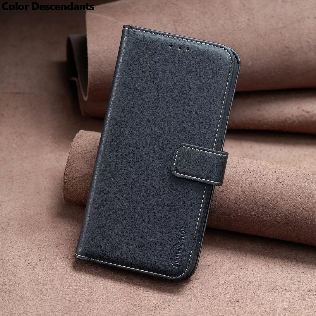 

Leather Flip Wallet Case For OPPO Reno12 Pro Reno11 F 5G Reno 12 Pro 12Pro 11F Reno11F Case Magnetic Card Slots Phone Cover Etui for OPPO Reno12 5G чёрный