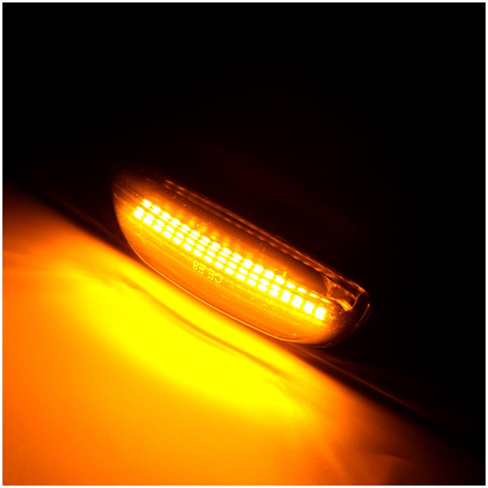 For Kia Ri4 2017-2021 Freddy 2018 K22017 KX3 Car Turn Signal Light LED Side Marker Sequential Blinker LampTurn Signal 2