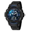Herre Militærklokke Nye moteklokker Quartz Armbåndsur Herre 50m vanntett sportsklokke Digital Shock Army Watch