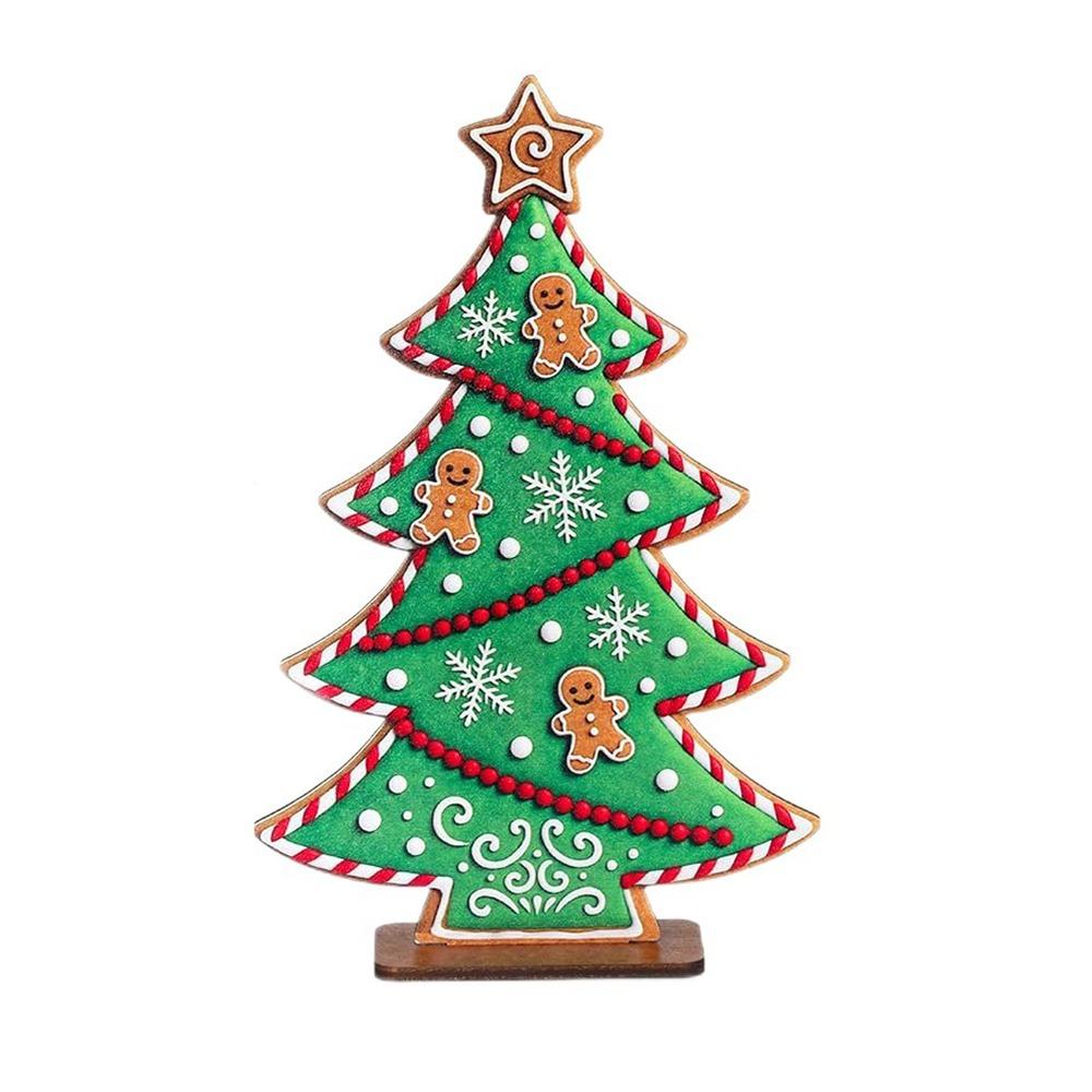 Candy Colors Christmas Trees Wooden Room Ornament  for Christmas Party