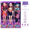 Set Bambole alla Moda Stile Musicale – Figure di Ragazze Trendy K-P con Chitarra e Microfono – Fantastico Set da Gioco da Collezione