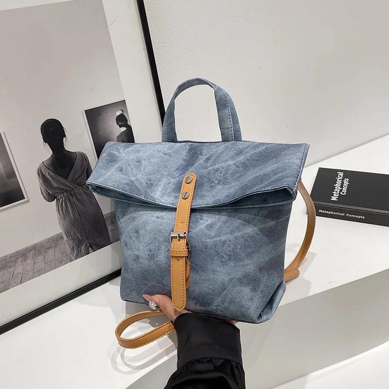 Decorative Hasp PU Shoulder Bag for women large capacity foldable bag women's bags