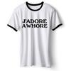 J'Adore A Whore Ringer Shirt