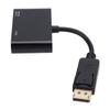 DisplayPort To HD Multimedia Interface VGA Adapter 2 in 1 DisplayPort To VGA Converter Hub Black