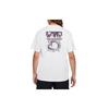 Nike T Shirts Men's White Crew Neck Moderate Straight Fit DD1305-100