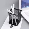 Black Desk Storage Tame Office Supplies Clutter Fast Mesh Desk Organizer Kawaii Pen Holder Stationery Organizer Office Supplies