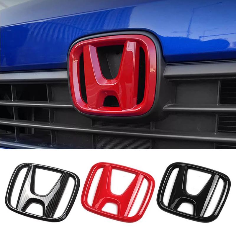 Fxsh5 ABS Car Grille Emblem Sticker Trunk Steering Wheel Auto Accessories For Honda Civic Accord 8th 9th 9.5th 10th 11th Generation