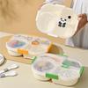 Children's Compartmented Plastic Lunch Box