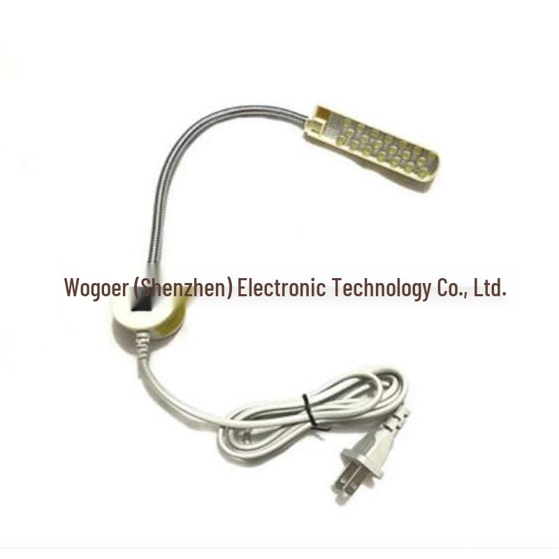 Dual-Color LED Sewing Machine Light with Adjustable Brightness