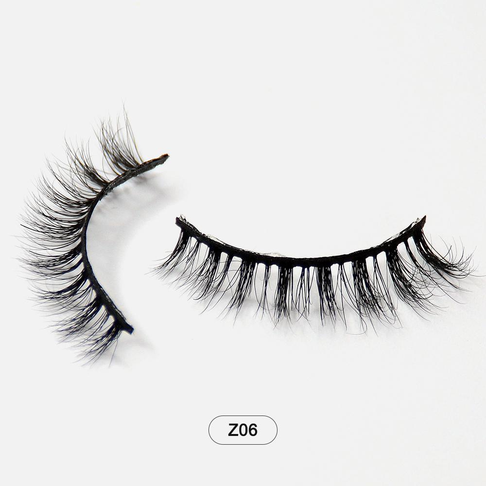 Dropshiping Makeup Mink Lashes Fluffy Soft Full Fake Eyelashes Natural False Eyelashes Wispy Lash Extension