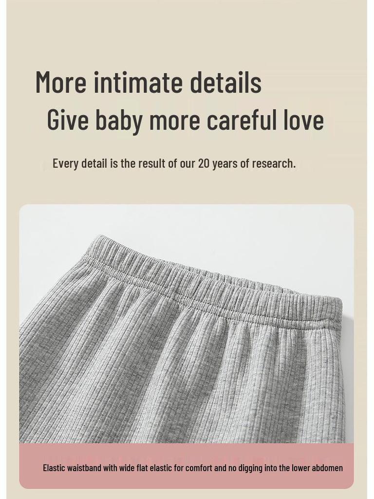 2025 Autumn/Winter Toddler Girls' Fleece-Lined Leggings 0-3 Years