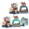 Children's Toy Coffee Machine with Sound, Light, Water Dispensing & Candy Dessert Cash Register