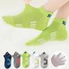 Children's Breathable Mesh Socks (5 Pairs) – Spring/Summer Thin Design for Boys and Girls