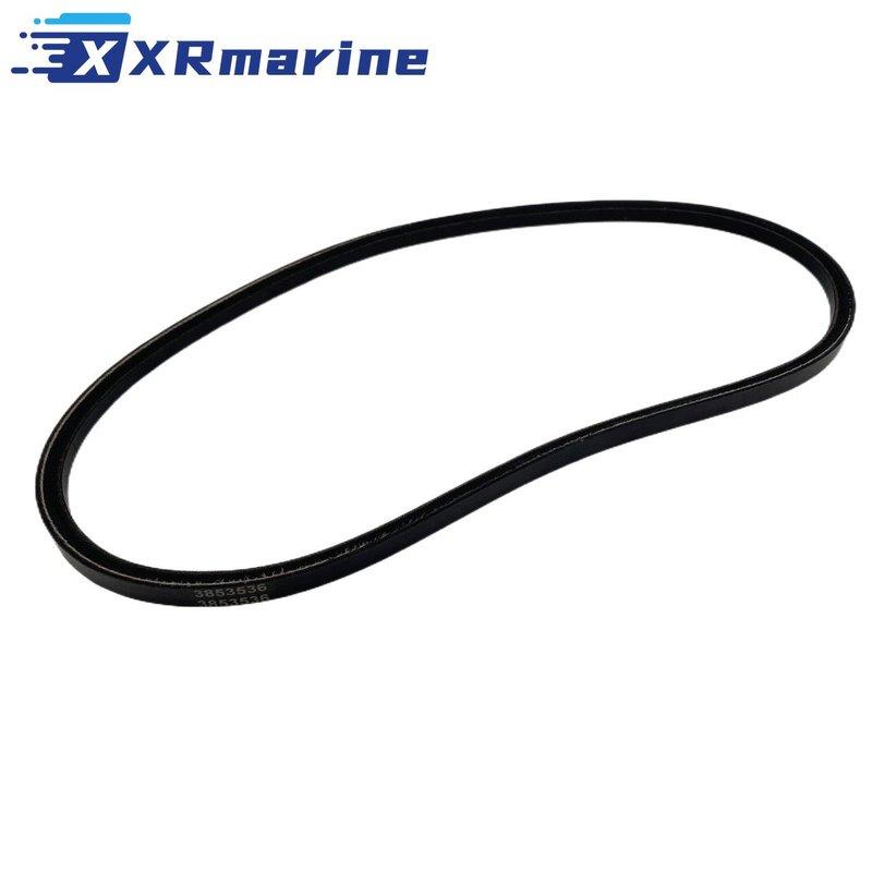 

3853536 Alternator with Power Steering V Belt For Volvo Penta OEM 3.0GL 3.0GS V-Belt 960336 Replace OMC 914787