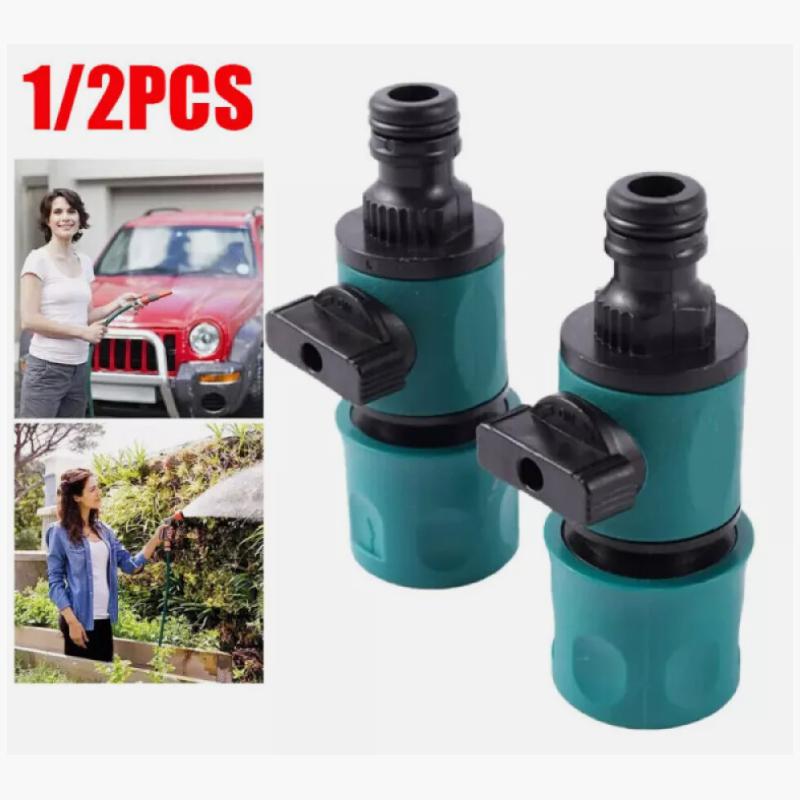 

Садовий шланг Труба в лінії Кран Запірний клапан Запірний клапан З’єднувальний адаптер 2pcs