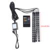 48 Led Rgb Car Foot Ambient Light With Usb Cigarette Automotive Interior Lights Strip Decoration Bar Remote/Voice Control