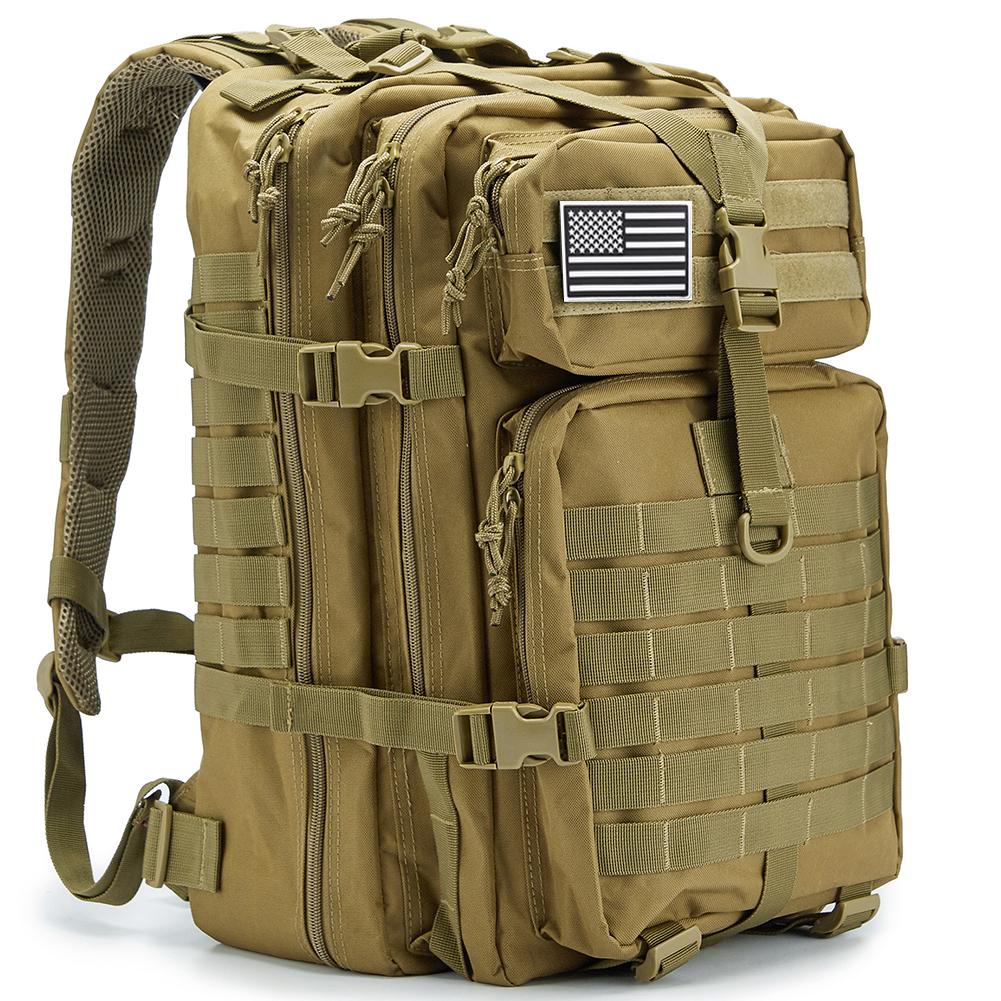 45L Tactical Backpack for Men EDC MOLLE Expansion Pack Outdoor Hiking Hunting Survival Travel Bag for Daily Use