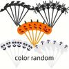 Halloween Pumpkin Ghost Mini Bento Forks - Cartoon Fruit Party Decorations Set