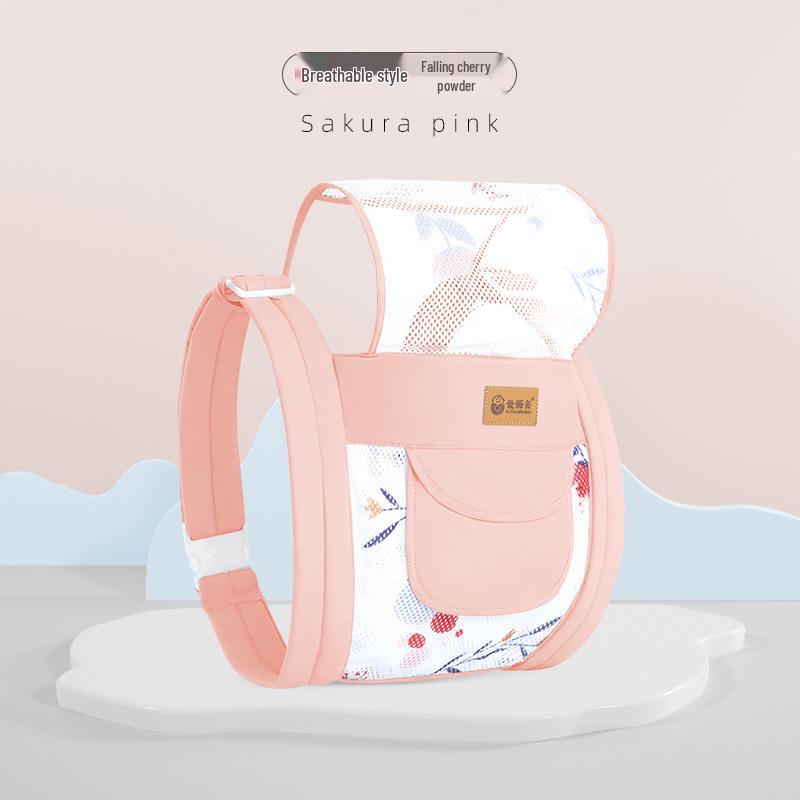 Multifunctional Summer Baby Carrier: Front & Back, Lightweight, Ergonomic, Labor-Saving, Front-Facing Design for Outings.