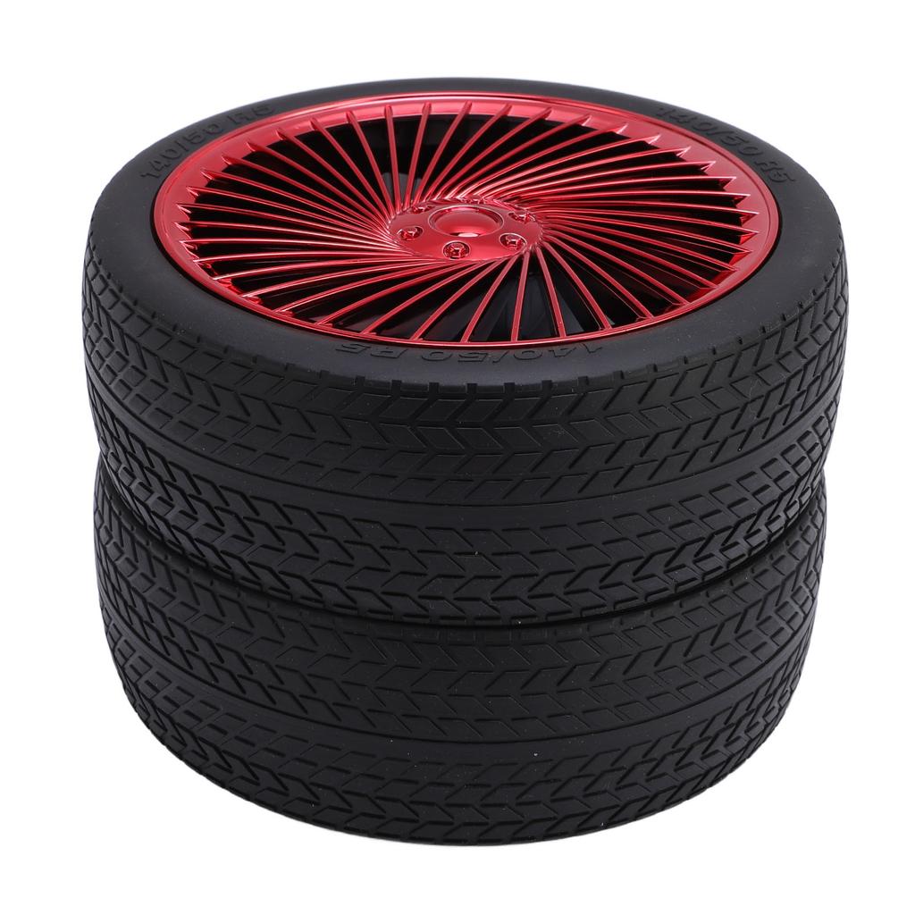 Mini Tire Fan 3 Wind Speeds Vintage Night Light Rechargeable Foldable Table Cooling Fan for Office