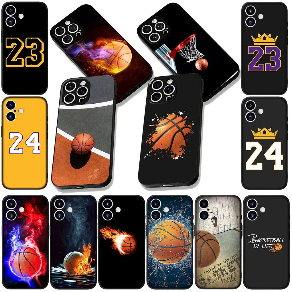 Phone Cover for Samsung Galaxy Note 20 9 8 S8 S10 S9 Plus A54 A33 A21S A31 M21 S10E A17 Casing Flexible Case Basketball 23 24