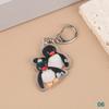 Pinguin Roztomilý Kreslený Akrylový Přívěsek na Klíče Kawaii Hračka Přívěsek na Batoh Školní Tašku Zábavný Kroužek na Klíče Dárek