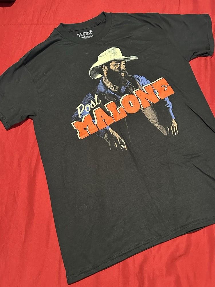 Post Malone Posty Co TShirt Men’s Size L Black ShortSleeve 19x235 Very Cool Unisex T-Shirt L