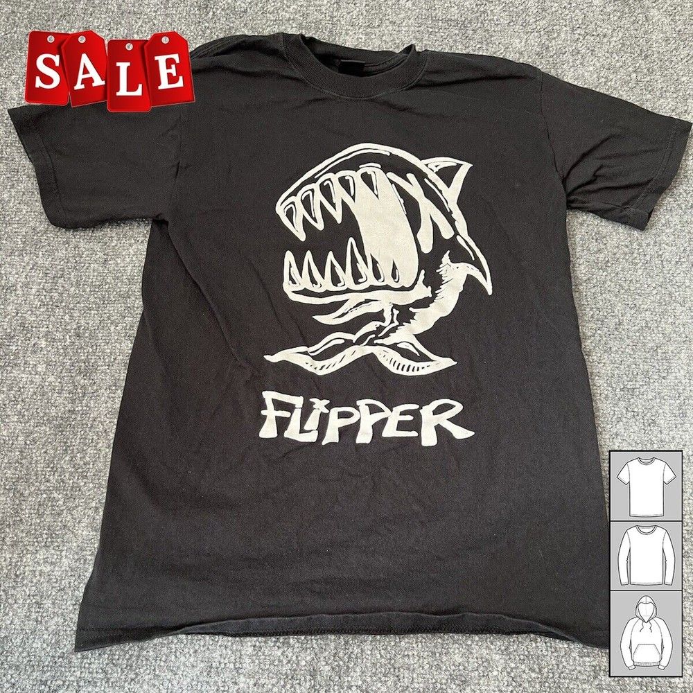 Unisex shirt Cotton Oversize Large Size New Vintage Flipper band Gift For Fans Unisex S5XL Shirt UH995
