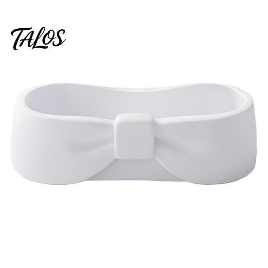 Storage Box Bow-Shaped Box, 3D Printed Delicate Matte Texture Container, Large Decorative Capacity Jewelry Key Makeup Organizer, Sweet Desktop