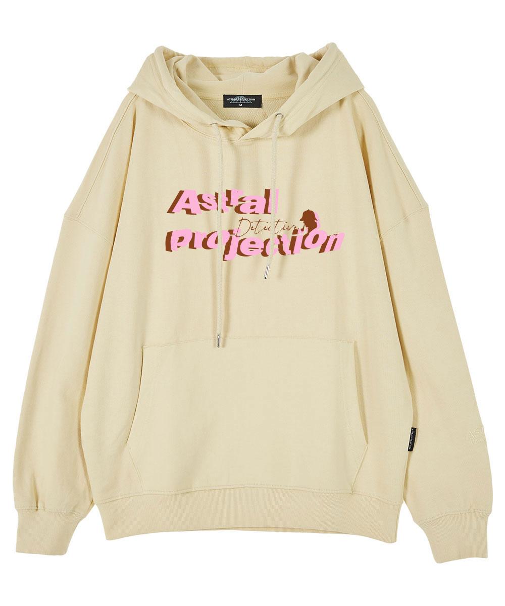Astral Projection Detective Oversized Drop Shoulder Hoodie_Butter L
