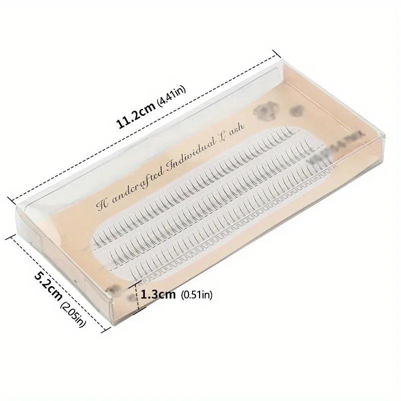 

1 box v-shaped lower lashes false lashes-120 clusters, natural appearance, easy graft, 5/6/7 mm, 0.20/0.23/0.28